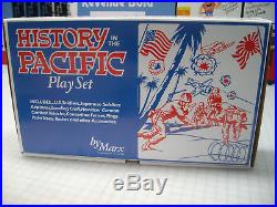 MARX BATTLEGROUND HISTORY IN THE PACIFIC 4164 PLAYSET With HANDMADE RARE ART BOX