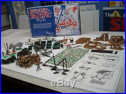 MARX BATTLEGROUND HISTORY IN THE PACIFIC 4164 PLAYSET With HANDMADE RARE ART BOX