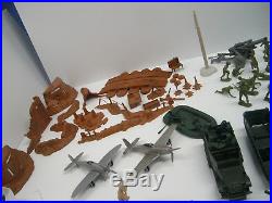 MARX BATTLEGROUND IWO JIMA 4154 PLAY SET WithO ORIGINAL BOX