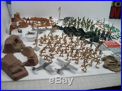 MARX BATTLEGROUND IWO JIMA 4154 PLAY SET WithO ORIGINAL BOX