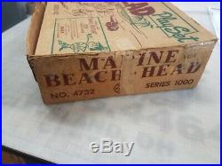 MARX BATTLEGROUND MARINE BEACH HEAD 4732 ORIGINAL With EXPLODING SUBMARINE