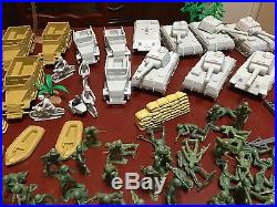 MARX BATTLEGROUND Play Set DESERT FOX Soldiers Tanks Half Tracks MORE 425 PIECES