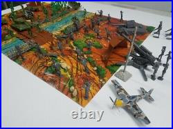 MARX BATTLEGROUND U. S VS. GERMANY CONCEPT SET WithBOX MUST SEE! HANDMADE