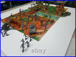 MARX BATTLEGROUND U. S VS. GERMANY CONCEPT SET WithBOX MUST SEE! HANDMADE