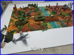 MARX BATTLEGROUND U. S VS. GERMANY CONCEPT SET WithBOX MUST SEE! HANDMADE