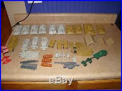 Marx Battleground Vintage Sears Soldiers Tanks Playset Toy Lot Huge 168