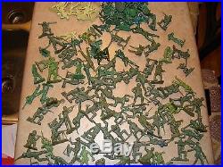 Marx Battleground Vintage Sears Soldiers Tanks Playset Toy Lot Huge 168