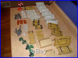 Marx Battleground Vintage Sears Soldiers Tanks Playset Toy Lot Huge 168