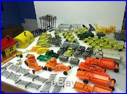 Marx Big Inch Pipeline, Construction Camp Playsets. With Extras And Boxes