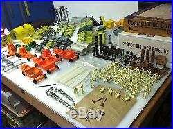 Marx Big Inch Pipeline, Construction Camp Playsets. With Extras And Boxes