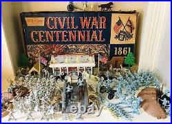 MARX CENTENNIAL BATTLE OF THE BLUE & GRAY PLAY SET No. 5929 97% VG in BOX