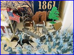 MARX CENTENNIAL BATTLE OF THE BLUE & GRAY PLAY SET No. 5929 97% VG in BOX