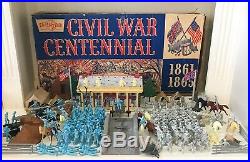 MARX CENTENNIAL- BATTLE OF THE BLUE & GRAY PLAY SET No. 5929 98% IN BOX
