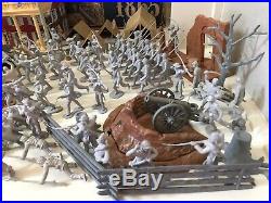 MARX CENTENNIAL BATTLE OF THE BLUE & GRAY PLAY SET -No. 5929- 98% VG In BOX RARE