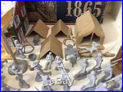 MARX CENTENNIAL BATTLE OF THE BLUE & GRAY PLAY SET -No. 5929- 98% VG In BOX RARE