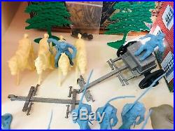 MARX CENTENNIAL BATTLE OF THE BLUE & GRAY PLAY SET -No. 5929- 98% VG In BOX RARE