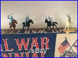 MARX CENTENNIAL BATTLE OF THE BLUE & GRAY PLAY SET -No. 5929- 98% VG In BOX RARE