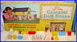 MARX COLONIAL STORY DOLL HOUSE PLAY SET 1960s BOXED