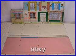 MARX COLONIAL STORY DOLL HOUSE PLAY SET 1960s BOXED