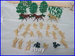 MARX/CTS Western Wagon Train Playset, 54MM Toy Soldiers 168 pieces