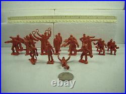 MARX Captain Space (Corbett, Rex, etc.) Mint Matched Set of 20 Rust Space Figs