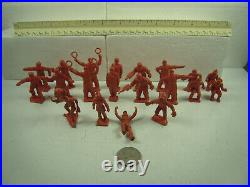 MARX Captain Space (Corbett, Rex, etc.) Mint Matched Set of 20 Rust Space Figs