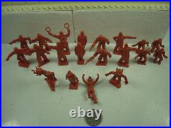 MARX Captain Space (Corbett, Rex, etc.) Mint Matched Set of 20 Rust Space Figs