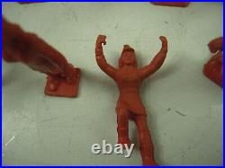 MARX Captain Space (Corbett, Rex, etc.) Mint Matched Set of 20 Rust Space Figs