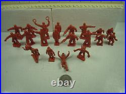 MARX Captain Space (Corbett, Rex, etc.) Mint Matched Set of 20 Rust Space Figs