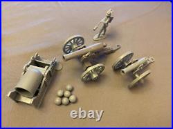 MARX Civil War North & South Blue & Gray Soldier Playset with accessories HUGE LOT