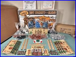 MARX DAVY CROCKETT AT THE ALAMO PLAYSET #3534R ORG BOX WithORG SHIP CARTON