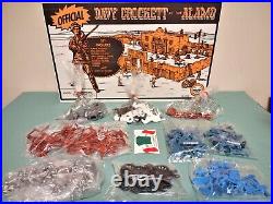 MARX DAVY CROCKETT AT THE ALAMO PLAYSET #3534R ORG BOX WithORG SHIP CARTON