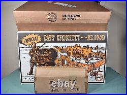 MARX DAVY CROCKETT AT THE ALAMO PLAYSET #3534R ORG BOX WithORG SHIP CARTON