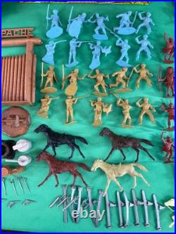MARX FORT APACHE PLAY SET 3680 1960's in Original NICE BOX! VERY Clean
