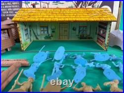 MARX FORT APACHE PLAY SET 3680 1960's in Original NICE BOX! VERY Clean