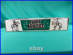 MARX FORT APACHE PLAY SET 3680 1960's in Original NICE BOX! VERY Clean