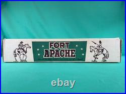 MARX FORT APACHE PLAY SET 3680 1960's in Original NICE BOX! VERY Clean