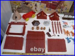 MARX FORT APACHE PLAYSET 1960s BOXED! SHARP