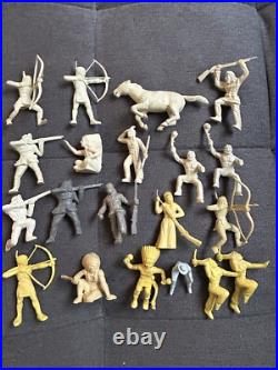 MARX FORT APACHE STOCKADE PLAYSET COMPLETE with ORIGINAL BOX & MANY EXTRA'S MINT