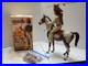 MARX GERONIMO FORT APACHE FIGHTERS WithACC ORIG. BOX NEAR COMP & STORM CLOUD HORSE
