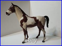 MARX GERONIMO FORT APACHE FIGHTERS WithACC ORIG. BOX NEAR COMP & STORM CLOUD HORSE