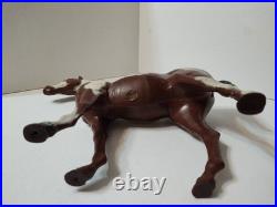 MARX GERONIMO FORT APACHE FIGHTERS WithACC ORIG. BOX NEAR COMP & STORM CLOUD HORSE