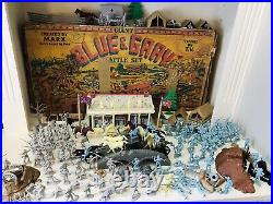 MARX GIANT BATTLE OF THE BLUE & GRAY PLAY SET No. 4764 97% VERY GOOD in BOX