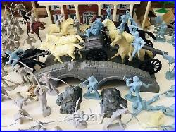 MARX GIANT BATTLE OF THE BLUE & GRAY PLAY SET No. 4764 97% VERY GOOD in BOX