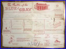 MARX GIANT BATTLE OF THE BLUE & GRAY PLAY SET No. 4764 97% VERY GOOD in BOX