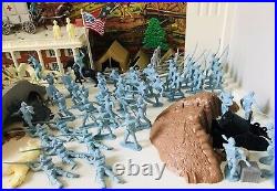 MARX GIANT BATTLE OF THE BLUE & GRAY PLAY SET No. 4764 98% VERY GOOD WithBOX