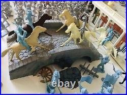 MARX GIANT BATTLE OF THE BLUE & GRAY PLAY SET No. 4764 98% VERY GOOD WithBOX