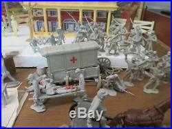 MARX GIANT- BATTLE OF THE BLUE & GRAY PLAY SET -No. 4764- withBox
