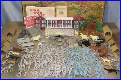 MARX GIANT BLUE & GRAY Play Set 1961