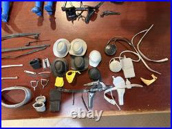 MARX General Custer and Horse Lot Original and Reproduction Items Custer Lot
